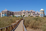 Fu&szlig;weg vom Strand zum Riu Atlantico Hotel